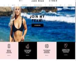 Jade is a blogger as well and owns a website named JadeMead.com where she uploads data related to her coaching session and about diets and much more s